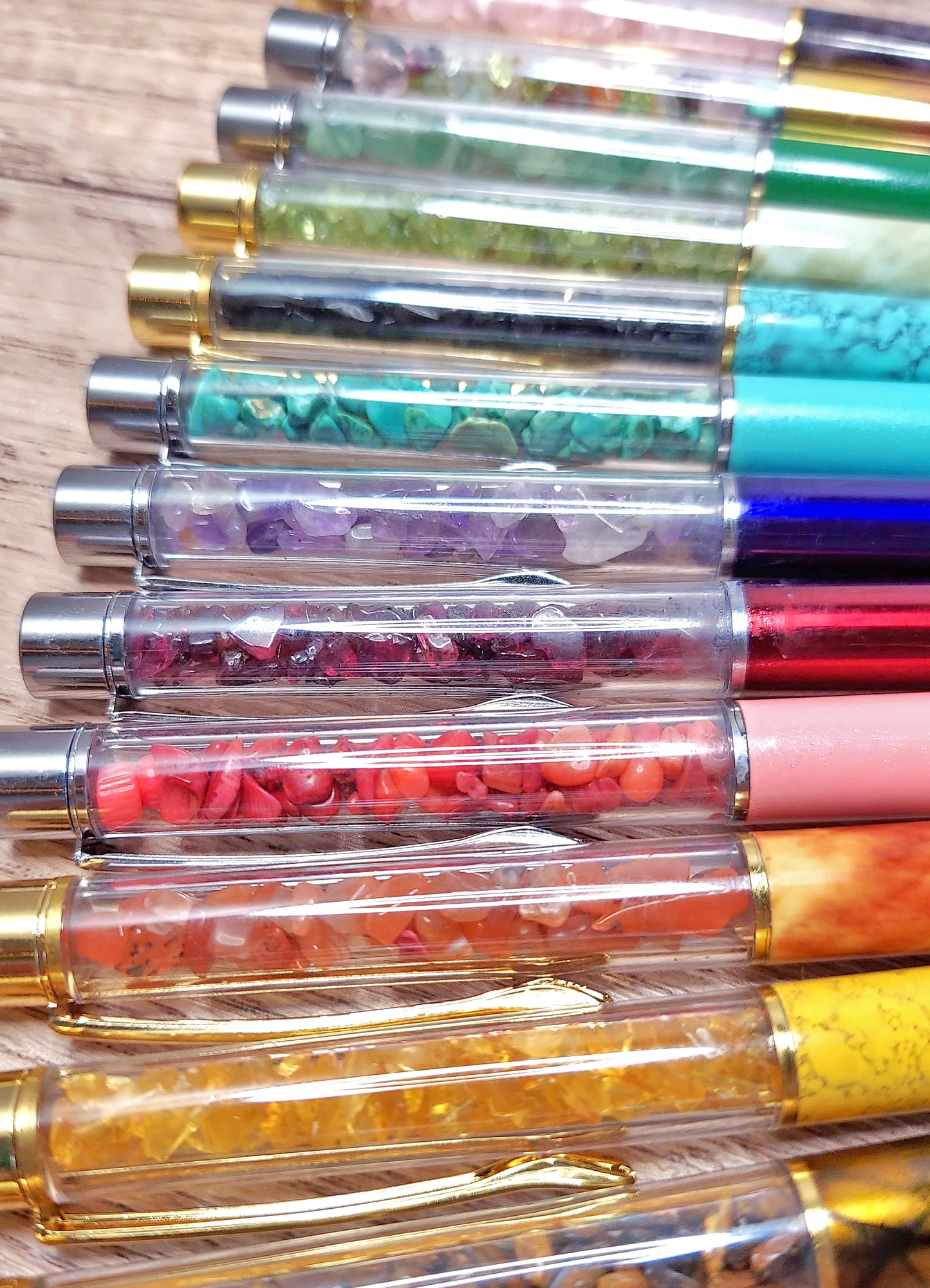 Manifestation Zodiac Intention Gemstone Pens