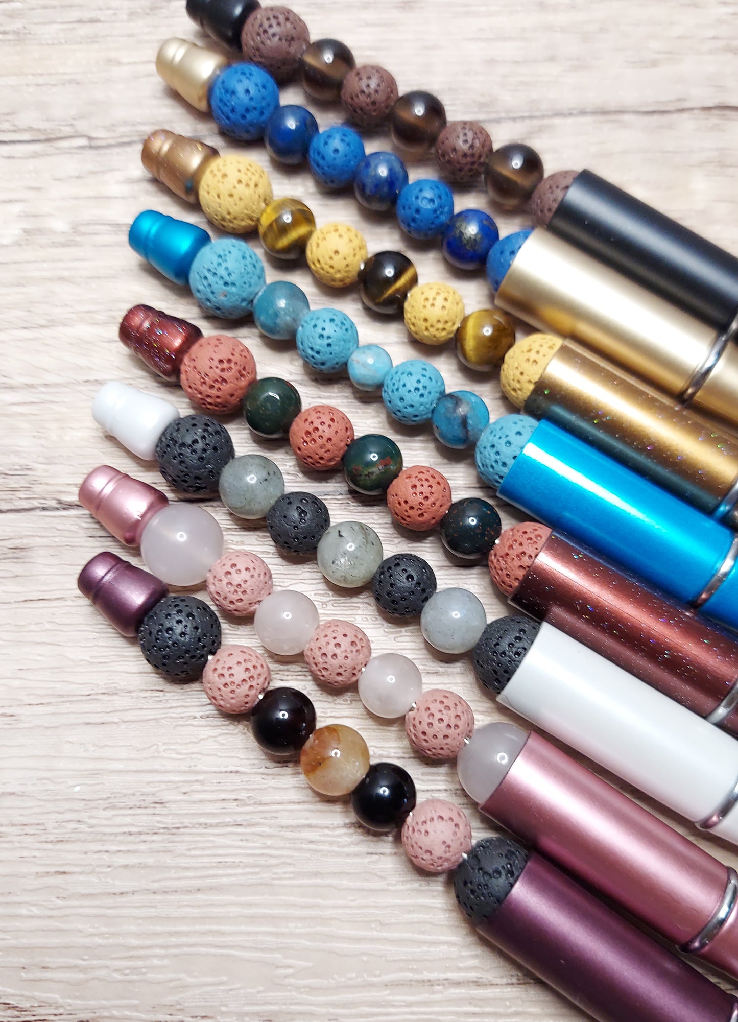 Essential Oil and Natural Gemstone Pens